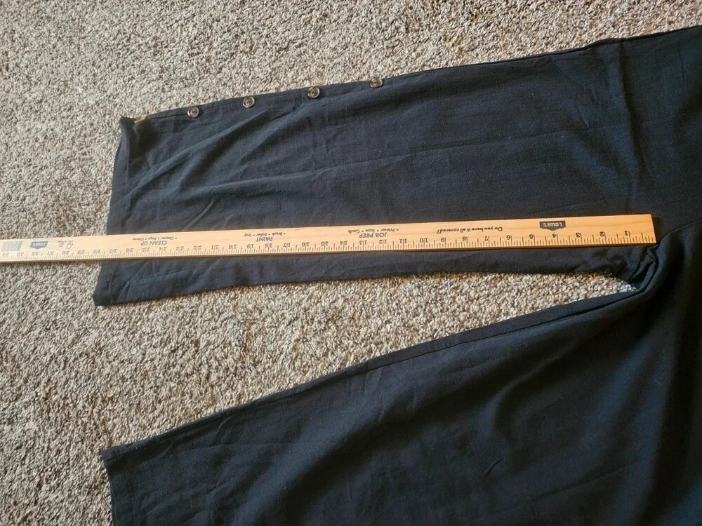 NWOT Black Wide-Leg Overalls Jumpsuit Size M Casual Zipper Back